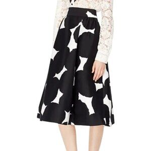 Kate Spade Make Magic Blot Dot Midi Skirt A Line Inkblot Preppy Chic - 12